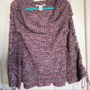 American Rag thick knit off shoulder sweater